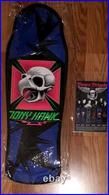 NEW Powell Peralta Bones Brigade Series 14 Tony Hawk Blacklight Skateboard Deck