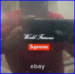 NEW Supreme Routed Box Logo With Independent Trucks & Spitfire Wheels Skate Board