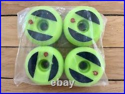 NOS 1980's Powell Peralta T-Bones Green Skateboard Wheels 67mm 95a