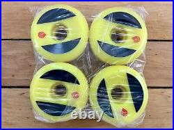 NOS 1980's Powell Peralta T-Bones Yellow Skateboard Wheels 67mm 95a