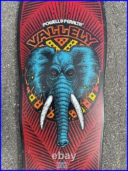 NOS 1988 Powell Peralta Mike Vallely Elephant Skateboard deck vintage