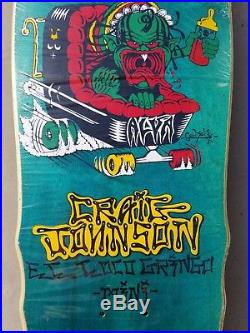 NOS Alva Craig Johnson El Loco Gringo cry baby skateboard deck rare vintage 80's