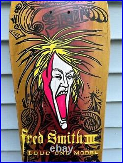 NOS Alva Fred Smith III Loud One Skateboard Deck Fade Old School
