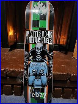 NOS Black LabelPatrick Melcher! SIGNED! Skateboard Deck! Powell, vespa, Death