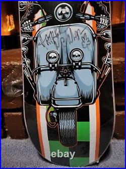 NOS Black LabelPatrick Melcher! SIGNED! Skateboard Deck! Powell, vespa, Death