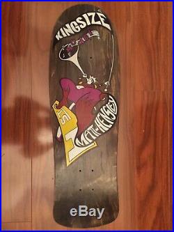 NOS H Street Matt Hensley King size Hornblower Vintage Skateboard Autographed