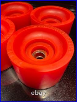 NOS KRYPTONICS 1ST GEN. 70MM RED WHEELS AWESOME Vintage Skateboard 70s NOS KRYPTONICS 1ST GEN. 70MM RED WHEELS AWESOME Vintage Skateboard 70s