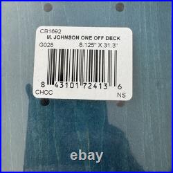 NOS Marc Johnson Chocolate Ripper One Off Skateboard Deck 8.125 New In Shrink NOS Marc Johnson Chocolate Ripper One Off Skateboard Deck 8.125 New In Shrink