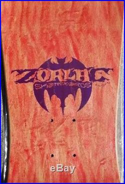 NOS Metallica Skull and Bones Zorlac / Pushead Skateboard Deck MINT 1988 OG