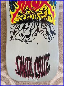 NOS OG 1989 Tom Knox Firepit Vintage Santa Cruz Skateboard Deck Natas Phillips