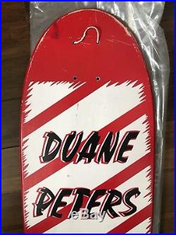 NOS Original Vintage Santa Cruz Duane Peters mini pro model skateboard SMA Hosoi