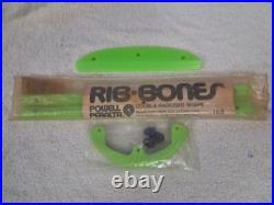 NOS Powell Nose Bone + Rib Bones + Tailbone LOT Green Peralta Skateboard Vintage
