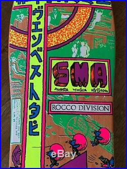 NOS Santa Monica Airlines SMA Steve Rocco 1 Skateboard Deck FULL SIZE
