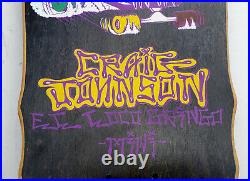 NOS Tony Alva Craig Johnson Loco Gringo Mini Skateboard Deck 1988 Vtg Danforth
