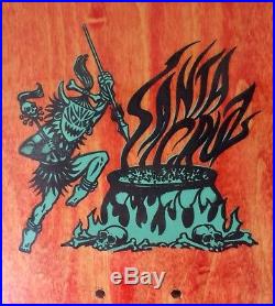 NOS Vintage 1990 Santa Cruz Steve Alba Tiger Skateboard Deck Salba Mint OG Rad