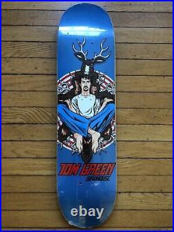 NOS Vintage 2003 Birdhouse Tom Green Skateboard Deck Sean Cliver Art Tony Hawk