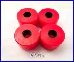 NOS Vintage 80's Red Kryptonics USA Skateboard Wheels 70mm Old School Downhill