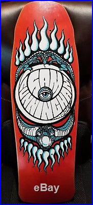 NOS Vintage Blockhead Sam Cunningham Snake Eye Skateboard Deck OG