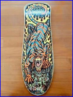 NOS Vintage OG SANTA CRUZ Salva Tiger Skateboard Deck Unused Jim phillips