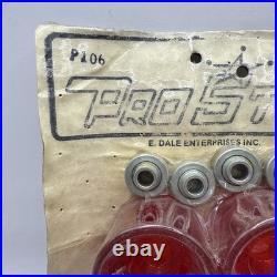 NOS Vintage ProStar Urethane Skateboard Wheels Set Of 4 Sealed Bearings