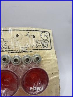 NOS Vintage ProStar Urethane Skateboard Wheels Set Of 4 Sealed Bearings