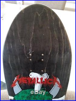 NOS Vintage Zorlac Metallica Skateboard Deck Pushead Pirate