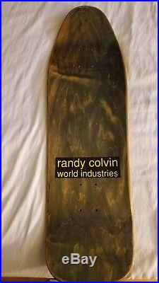 NOS World industries Randy Colvin censorship skateboard Rare original