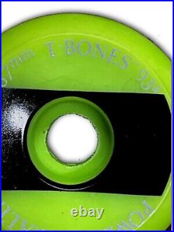 NOS original 1980's Powell Peralta Skateboard Wheels T-Bones Rare Green 67mm