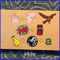 NOS original 1991 Tony Hawk Pictograph skateboard deck, In Original Shrink Wrap