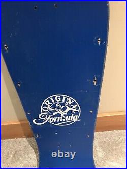 NOS vintage Jeff Grosso Toy Box Santa Cruz Skateboard deck rare blue dip Roskopp