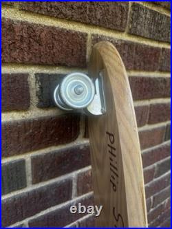 NR Mint Vintage Old 60's Nash Sidewalk Surfboards #1 Shark Wood Deck Skateboard