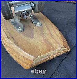 NR Mint Vintage Old 60's Nash Sidewalk Surfboards #1 Shark Wood Deck Skateboard