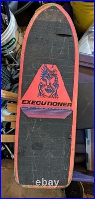 Nash Executioner Skateboard Pink, yellow, red, neon retro vintage 80s