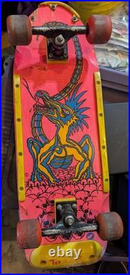 Nash Executioner Skateboard Pink, yellow, red, neon retro vintage 80s