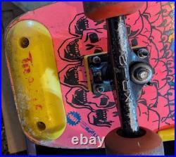 Nash Executioner Skateboard Pink, yellow, red, neon retro vintage 80s