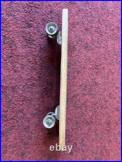 Nash Mfg. Vintage 1960s Sidewalk Surfboard Wooden Skateboard