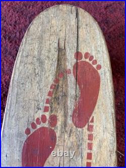 Nash Mfg. Vintage 1960s Sidewalk Surfboard Wooden Skateboard