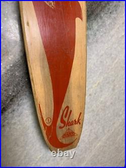 Nash Surf Board Vintage Wood Wooden Steel Wheels Skateboard SHARK Fort Worth TX