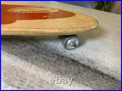 Nash Surf Board Vintage Wood Wooden Steel Wheels Skateboard SHARK Fort Worth TX