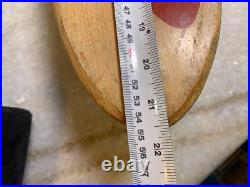 Nash Surf Board Vintage Wood Wooden Steel Wheels Skateboard SHARK Fort Worth TX