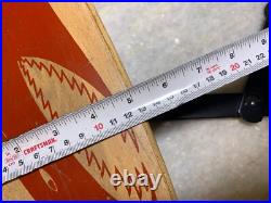 Nash Surf Board Vintage Wood Wooden Steel Wheels Skateboard SHARK Fort Worth TX