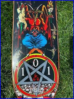 Natas Kaupas 101 Devil Worship Skateboard deck 101