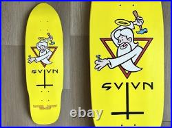Natas Kaupas GOD Designarium Pig Skateboard Deck Crucifixion Religious