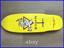 Natas Kaupas GOD Designarium Pig Skateboard Deck Crucifixion Religious