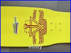 Natas Kaupas GOD Designarium Pig Skateboard Deck Crucifixion Religious