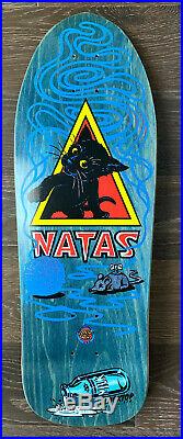 Natas Kitten Rare Blue Stain Skateboard Deck Nos Santa Cruz Sma