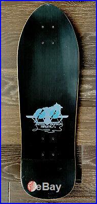 Natas Kitten Rare Blue Stain Skateboard Deck Nos Santa Cruz Sma Blacktop