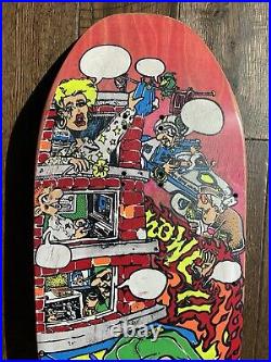 New Deal Andy Howell Tricycle Kid 1991 OG Skateboard Deck, Vintage, Not NOS