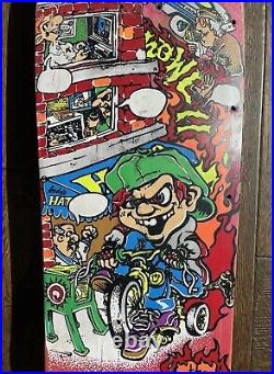 New Deal Andy Howell Tricycle Kid 1991 OG Skateboard Deck, Vintage, Not NOS