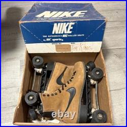 Nike Sunlite Vintage Roller Skates Brown Leather Sunlite Plate with Box